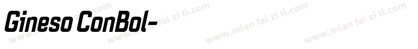 Gineso ConBol字体转换